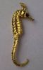 Seahorse with Goldplate Pendant